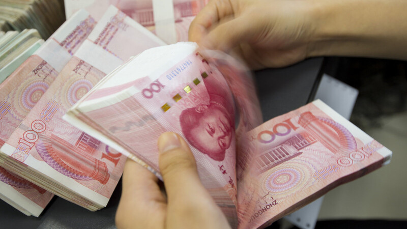 Der Yuan hat erheblich an Wert verloren.