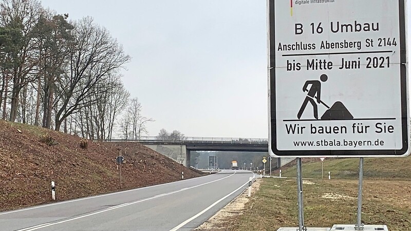 Am Montag starten die Arbeiten an der B 16-Anschlussstelle Abensberg-Gaden. Zunächst wird die Bundesstraße provisorisch verbreitert.
