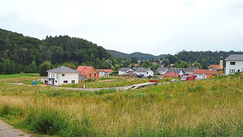 Diskussionen zur Siedlungsentwicklung haben neue Vorgaben im LEP ausgelöst. Das Bild zeigt ein Baugebiet in Ober- aichbach.