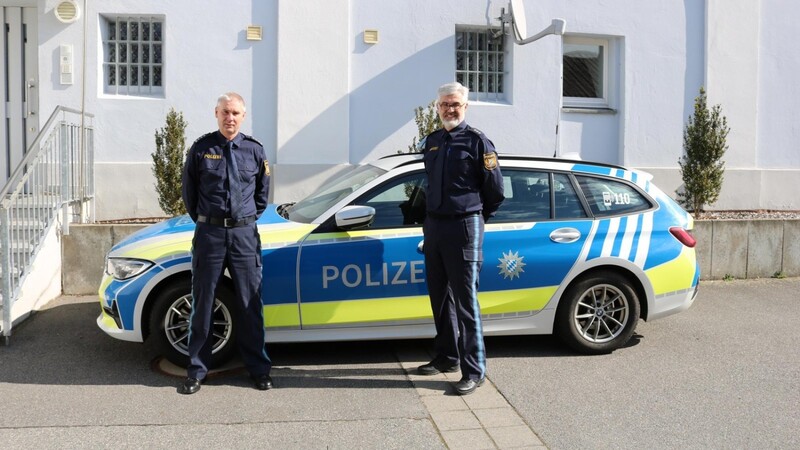 Stephan Gürster (links) und Peter Schneider freuen sich über die hohe Aufklärungsquote im Chamer Inspektionsbereich.