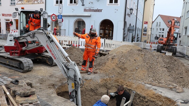 Die Bauarbeiten in der Münchener Straße dauern voraussichtlich bis zum 8. Dezember.