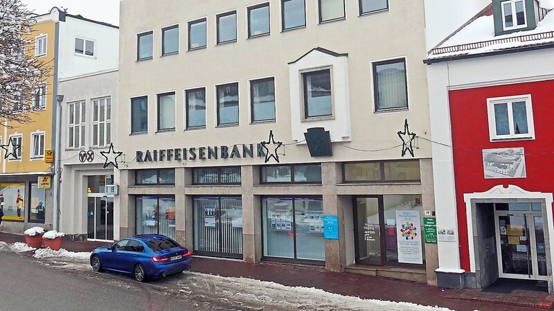 Die VR-Bank-Geschäftsstelle in Velden