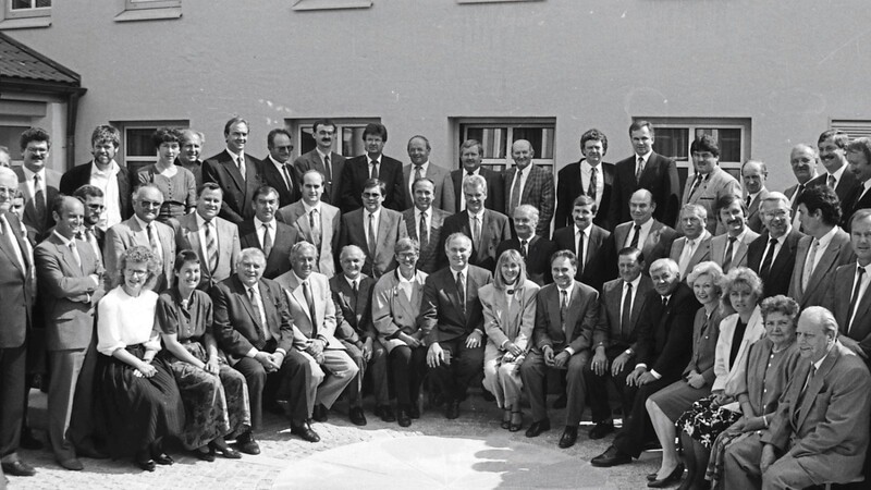 Ein Bild aus dem Archiv des DA: Der Kreistag ab dem Jahr 1990.