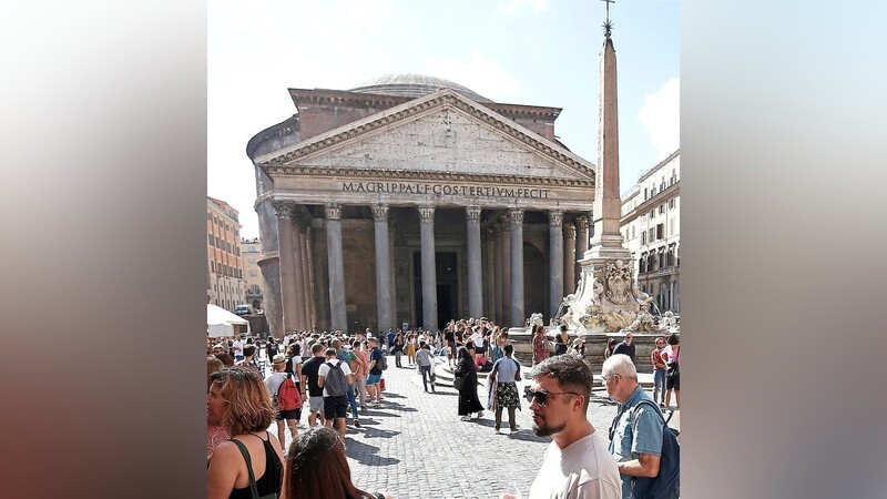 Das Pantheon in Rom.