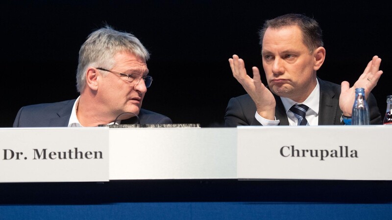 Die neuen Parteichefs der AfD: Jörg Meuthen (l.) und Tino Chrupalla.
