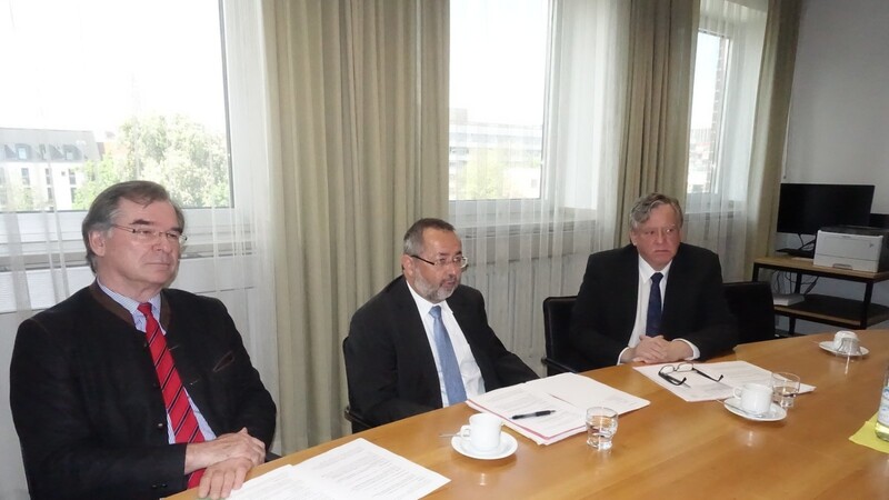 Werner Loher, Andreas Wimmer und Peter Pöhlmann (von links) zogen Bilanz des vergangenen Jahres.