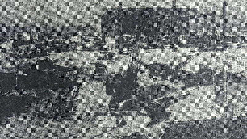 So sah es im Januar 1972 auf dem Gelände des heutigen BMW-Werks 02.40 am Stadtrand von Dingolfing aus.
