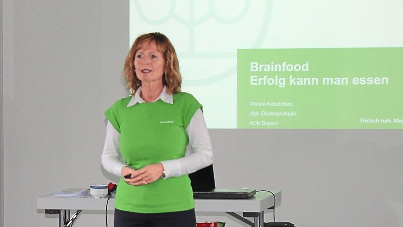 Christa Katzdobler, Dipl.-Ökotrophologin und AOK Ernährungsberaterin.