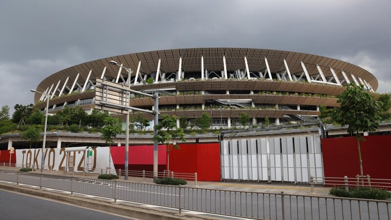 10.000 japanische Zuschauer sollen die Olympischen Spiele im Nationalstadion von Tokio verfolgen können.