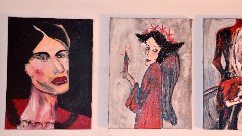 Bildnisse von Frauen hat Ingrid Westenhuber schon früher gemalt.