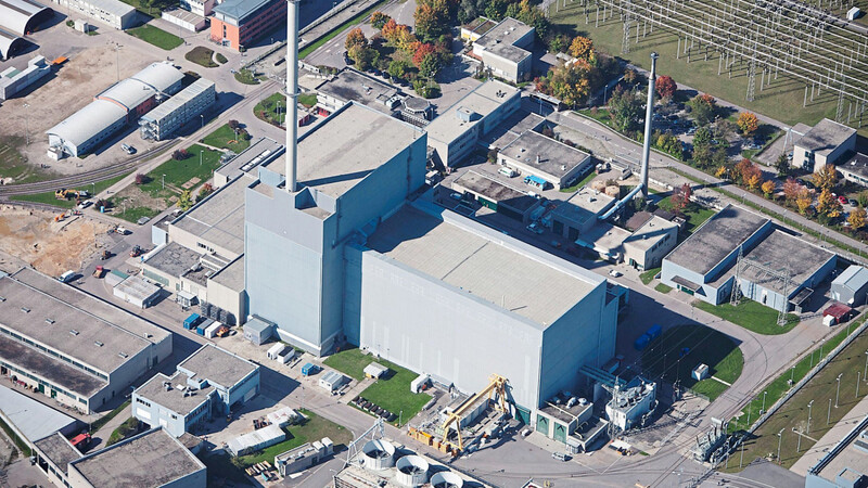 Seit Januar 2017 ist der Abriss genehmigt. Das Kernkraftwerk Isar 1 in Essenbach bei Landshut .