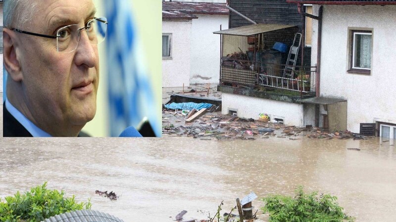 Bayerns Innenminister Joachim Herrmann zeigte sich entsetzt darüber, dass Schaulustige im Hochwassergebiet in Niederbayern die Einsätze der Helfer behindern.