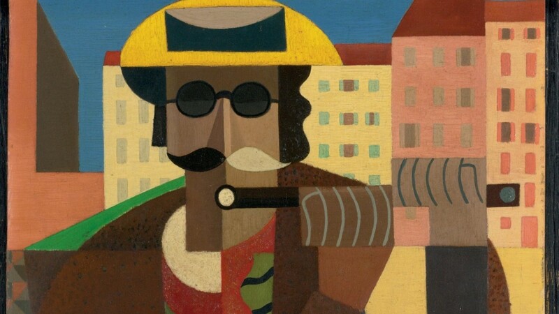Südamerika: "Der blinde Flötenspieler" von Emilio Pettoruti (La Plata 1892 - Paris 1971)
