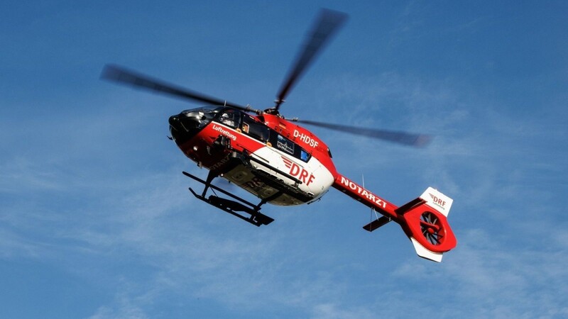 Der 63-Jährige musste mit dem Hubschrauber ins Krankenhaus geflogen werden. (Symbolbild)