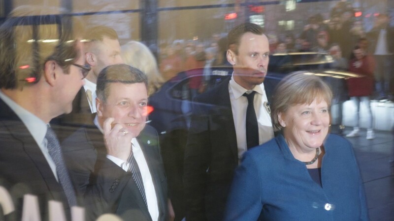 Bundeskanzlerin Angela Merkel (CDU) besuchte am Montag Deggendorf.