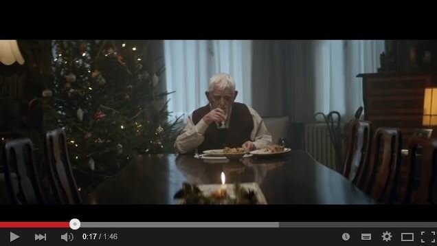 An Weihnachten ganz allein: Mit diesem Werbeclip sorgt die Supermarktkette Edeka für Gesprächsstoff.