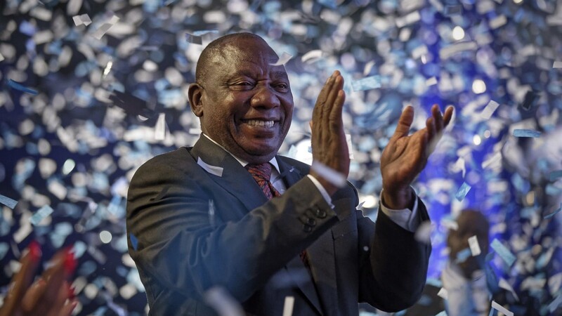 Cyril Ramaphose tritt seine zweite Amtszeit als Präsident Südafrikas an.