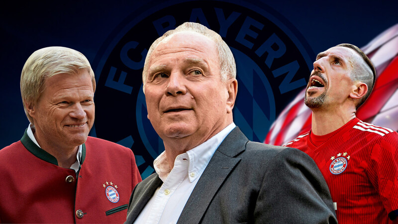 Drei Protagonisten des Bayern-Umbruchs (v.l.): Oliver Kahn könnte Bayerns Vorstandsvorsitzender werden und die Ära nach Uli Hoeneß prägen. Franck Ribéry verlässt den Klub im Sommer.