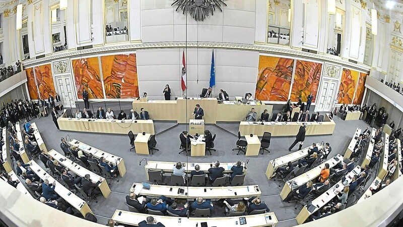Im Nationalrat in der Wiener Hofburg stimmt zurzeit jeder mit jedem - ganz ohne Koalitionszwang.