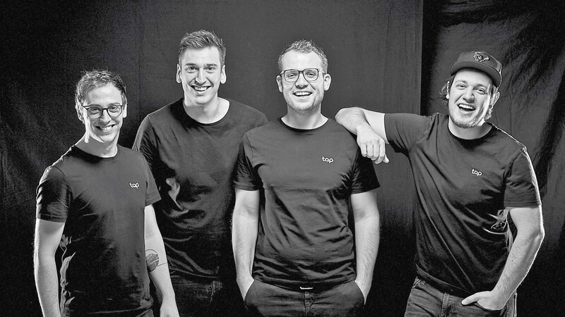 Das Team von Tap Media (v.l.): Daniel Moosburger, Matthias Eichinger, Adrian Frömel und Peter Schlegel.