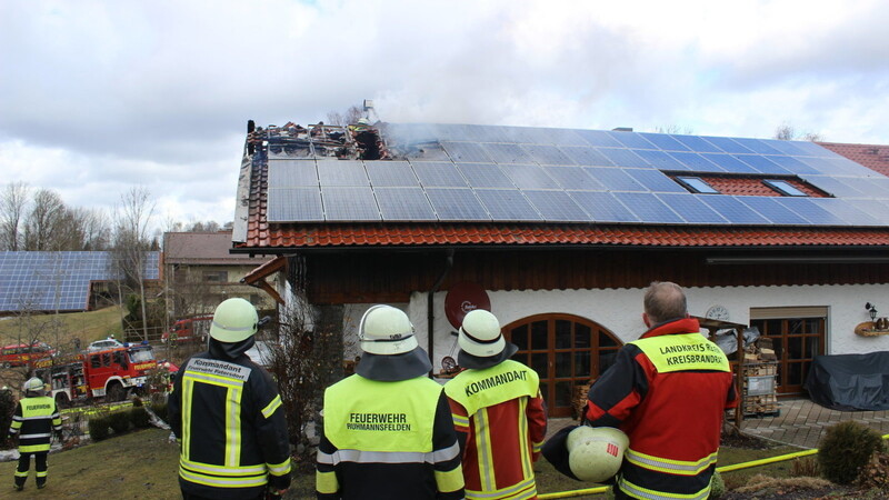 In Zachenberg hat ein Haus gebrannt.