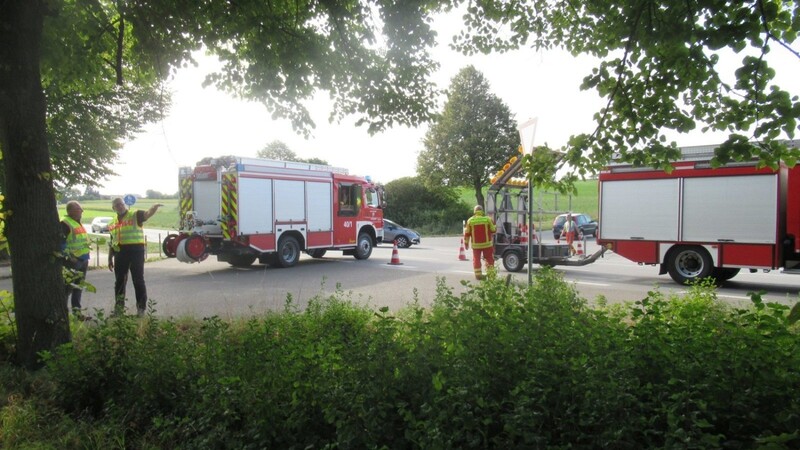Am Freitag stellten die Ermittler den Unfallhergang auf der Regensburger Straße nach.