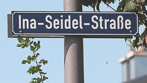 Die Ina-Seidel-Straße im Wohngebiet Nördlich Wolfgang behält weiterhin ihren Namen.