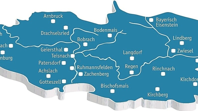 Von Prackenbach bis Frauenau: Deutliche Unterschiede gibt es bei den Gebühren in den einzelnen Städten und Gemeinden.