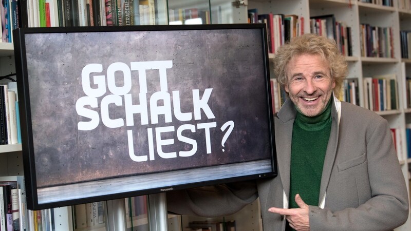 Thomas Gottschalk präsentiert "Gottschalk liest?" im Literaturhaus.