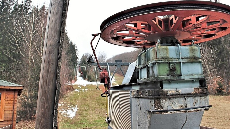 Der Skilift am Voithenberg ist noch gut in Schuss und solange die Leute das Angebot nutzen, wollen es die Stadtwerke aufrechterhalten.