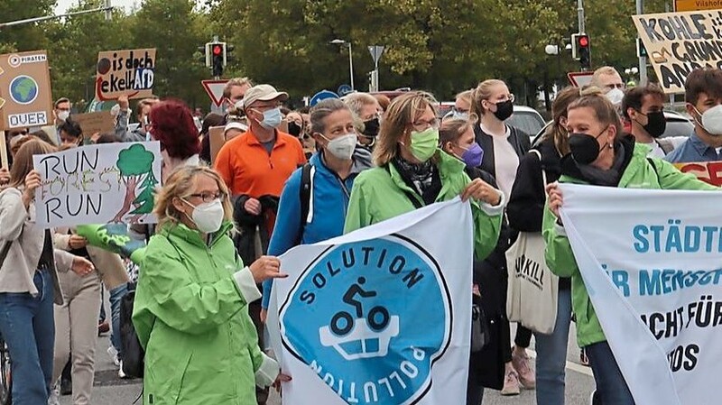 Auch in Deggendorf wurde am Freitag für mehr Klimaschutz gestreikt.