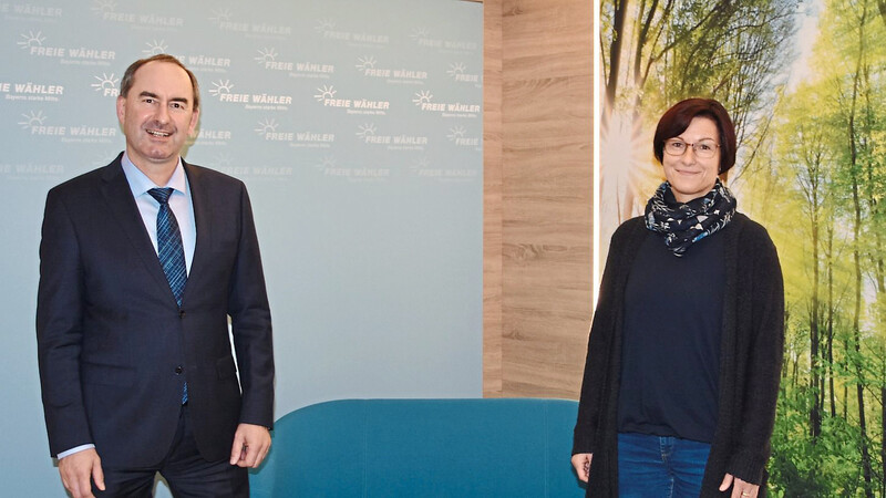 Die Landesvorsitzende der FW-Frauen, Kerstin Haimerl-Kunze, traf in der vergangenen Woche stellvertretenden Ministerpräsidenten und FW-Landesvorsitzenden Hubert Aiwanger in München.