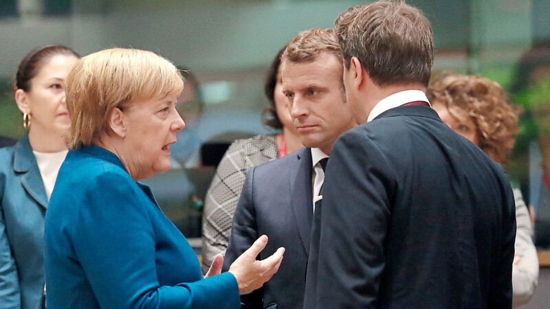 Angela Merkel setzt sich mit ihrer Forderung nach Beitrittsgesprächen nicht gegen Emmanuel Macron durch.
