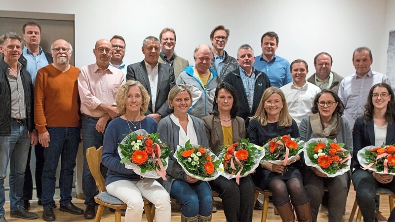 Die Listenkandidaten für den Marktrat der Freien Wähler zur Kommunalwahl am 15. März 2020.