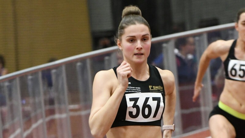 Tina Benzinger hat sich in ihrem ersten Jahr in der Damenklasse unter den Top 20- Sprinterinnen in Deutschland etabliert. Keine in Bayern ist über die 200 Meter schneller.