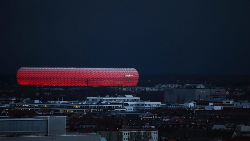 Die Allianz-Arena. Hier empfängt der FC Bayern München am 20. Februar Besiktas Istanbul.