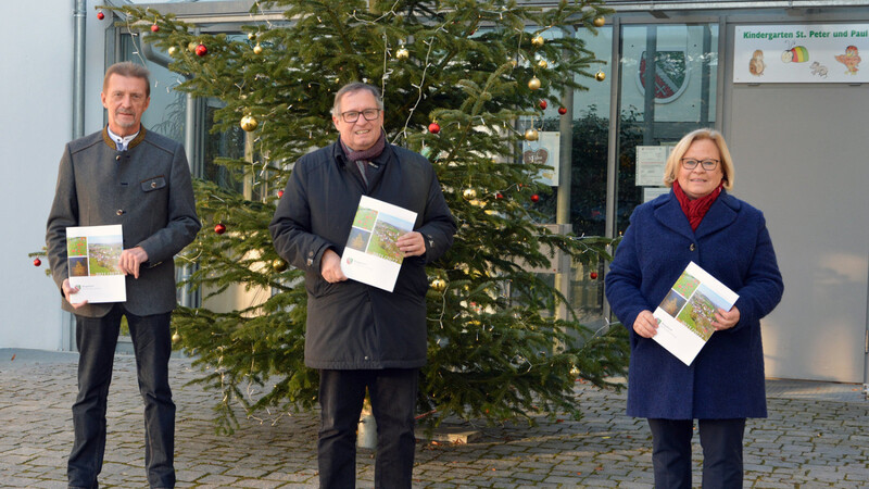 Zweiter Bürgermeister Norbert Strebl, Bürgermeister Günter Schuster und Dritte Bürgermeisterin Gerda Schaffer (von links) gehen optimistisch ins neue Jahr.