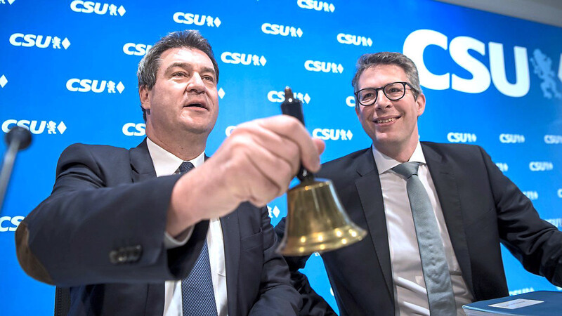 Parteichef Markus Söder (l.) und Generalsekretär Markus Blume läuten einen neuen Stil bei der CSU ein.