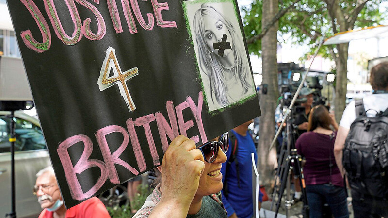 Fans demonstrierten für Britneys Freiheit.