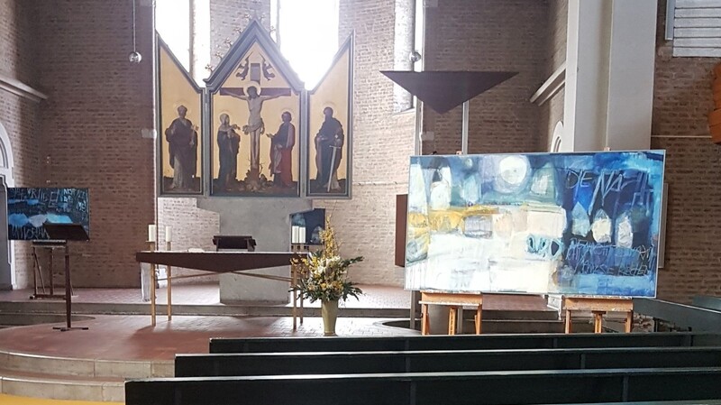 Werke von Uta Haas sind jetzt in der Landshuter Christuskirche zu sehen