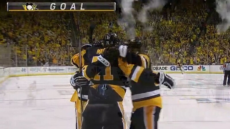 Die Penguins haben Spiel eins der Finalserie für sich entschieden.