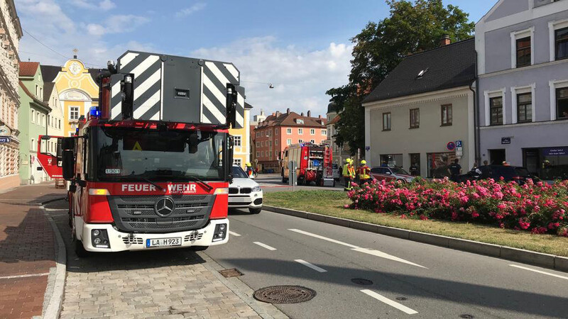 Die Feuerwehr Landshut hat einen arbeitsreichen Mittwochvormittag hinter sich.