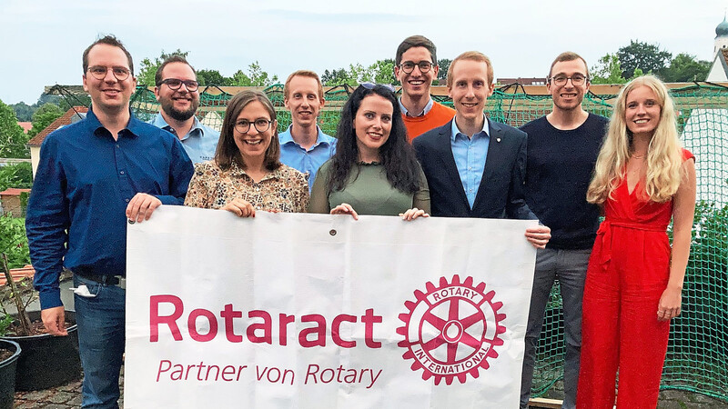 Das neue Führungsteam bei Rotaract - die jungen Rotarier - ist hochmotiviert.