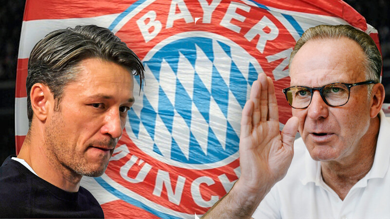 Hatte es in dieser Saison nicht immer leicht: Bayern-Trainer Niko Kovac (l.). Einer der Gründe: Der fehlende Rückhalt von Vorstandsboss Karl-Heinz Rummenigge (r.).