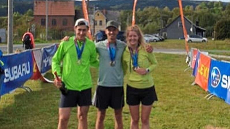 Sie waren die drei deutschen Teilnehmer beim Mizuno-Trailrunningcup in Nemanice.