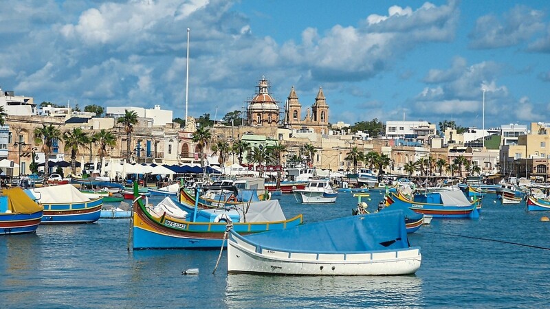 Idyllisch gelegen: Marsaxlokk ist ein Fischerdorf und eine Gemeinde auf Malta.