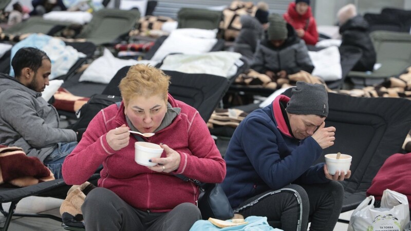 Um den Menschen, die nun vor dem Krieg in der Ukraine zu helfen, werden in Wörth Spenden gesammelt.