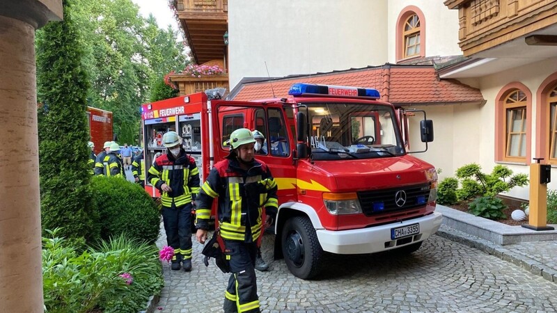 Das Auslösen der Brandmeldeanlage führte zu einem Feuerwehreinsatz in einem Hotelkomplex in Liebenstein.