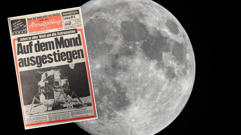 So hat die AZ damals getitelt - und auch an den folgenden Tagen die Leser mit allen Informationen rund um die Mondlandung versorgt.