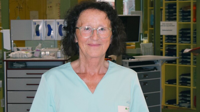 Franziska Baumann ist ehrenamtliche Krankenschwester in der Arberlandklinik.